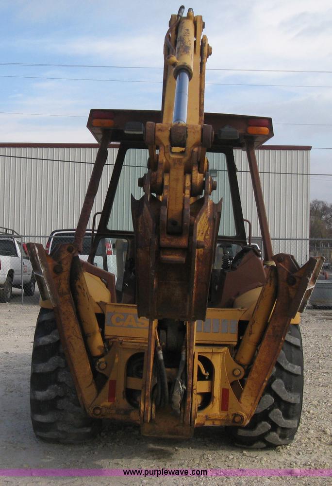 image for item H4344 1991 Case 580 Super K Construction King backhoe