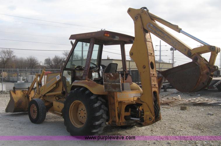 image for item H4344 1991 Case 580 Super K Construction King backhoe