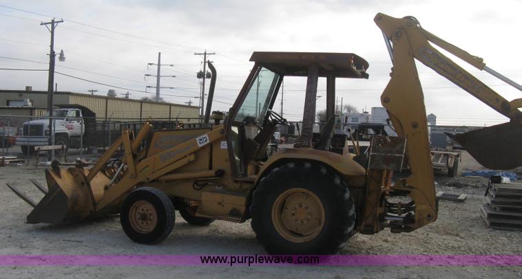 image for item H4344 1991 Case 580 Super K Construction King backhoe