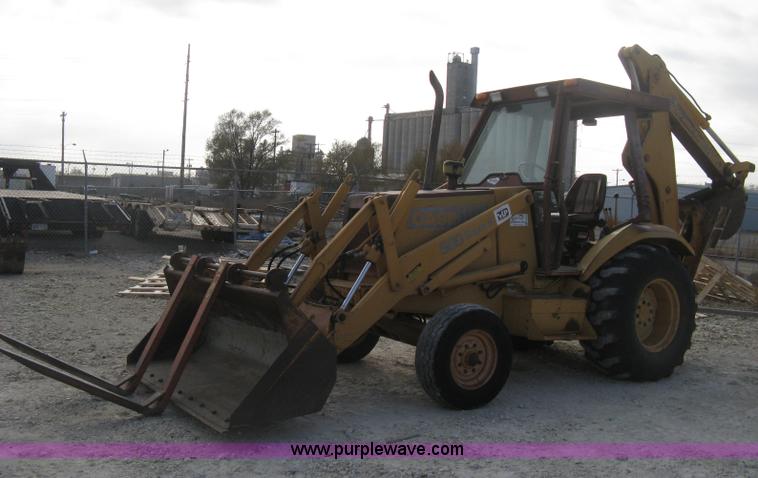 image for item H4344 1991 Case 580 Super K Construction King backhoe
