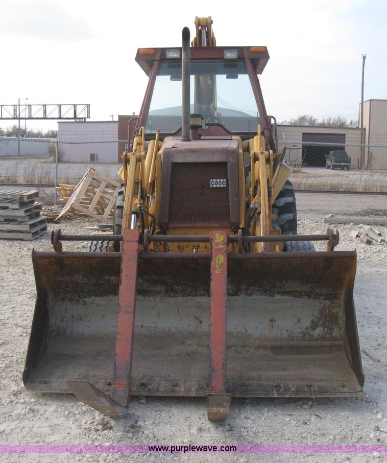 image for item H4344 1991 Case 580 Super K Construction King backhoe