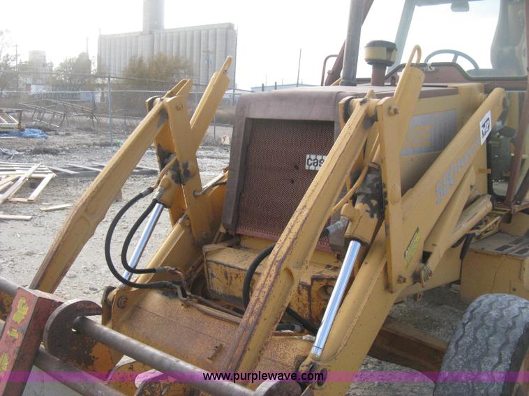 image for item H4344 1991 Case 580 Super K Construction King backhoe