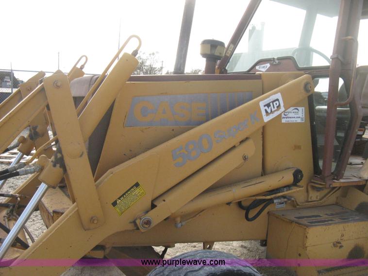 image for item H4344 1991 Case 580 Super K Construction King backhoe