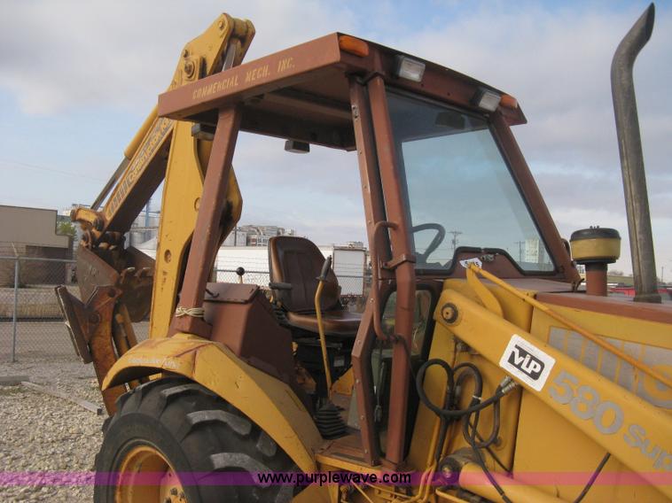 image for item H4344 1991 Case 580 Super K Construction King backhoe