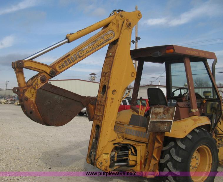 image for item H4344 1991 Case 580 Super K Construction King backhoe