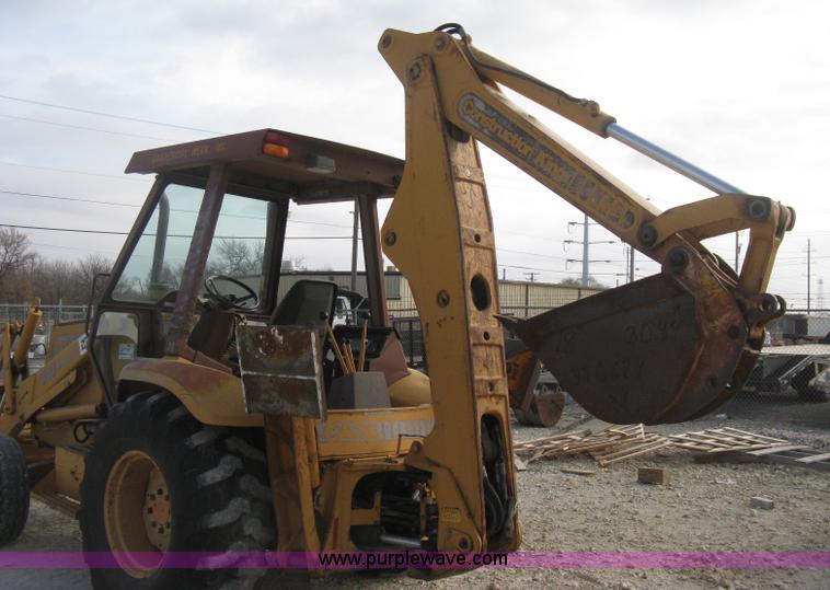 image for item H4344 1991 Case 580 Super K Construction King backhoe