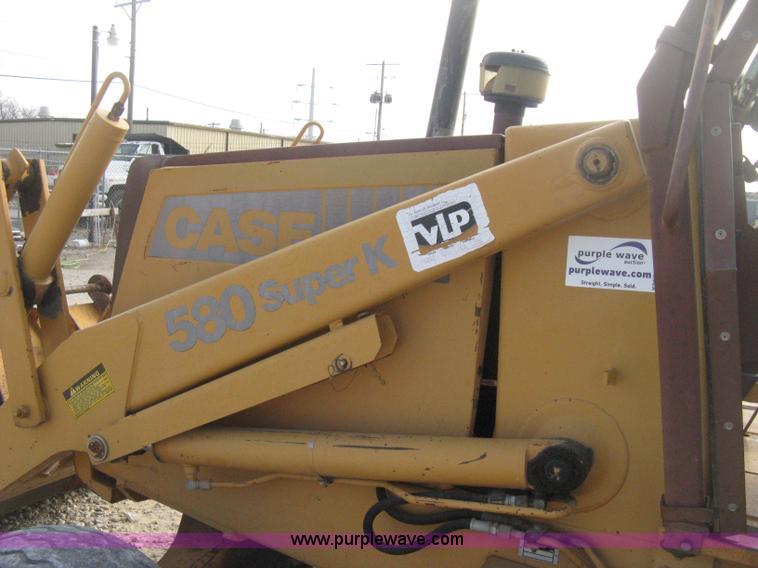 image for item H4344 1991 Case 580 Super K Construction King backhoe