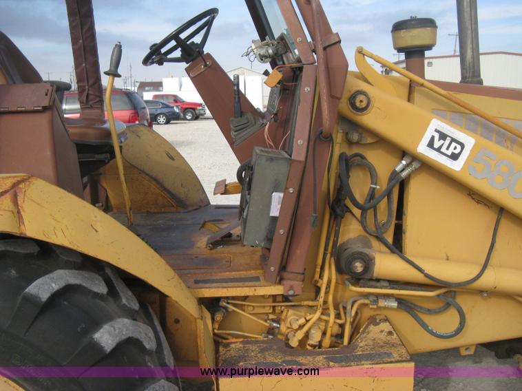 image for item H4344 1991 Case 580 Super K Construction King backhoe