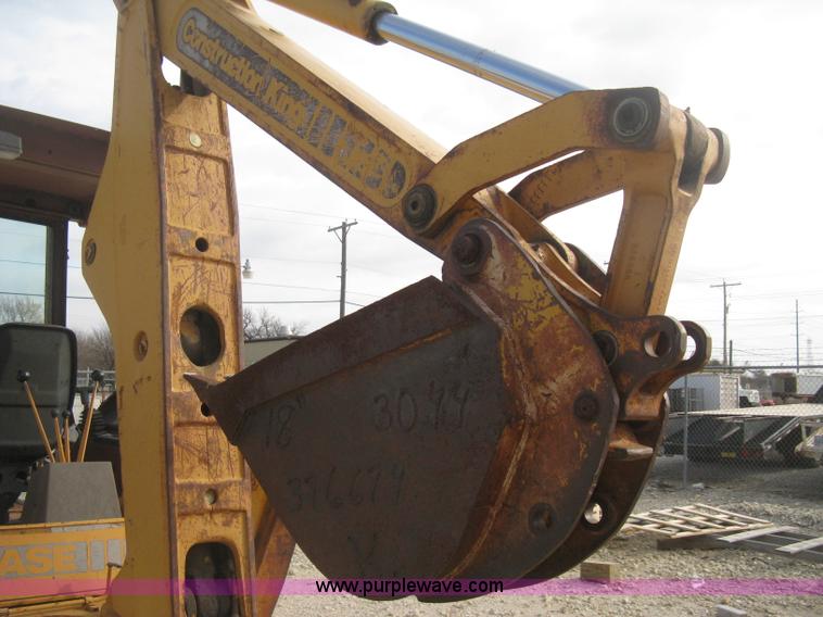 image for item H4344 1991 Case 580 Super K Construction King backhoe