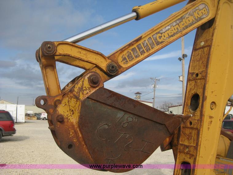 image for item H4344 1991 Case 580 Super K Construction King backhoe