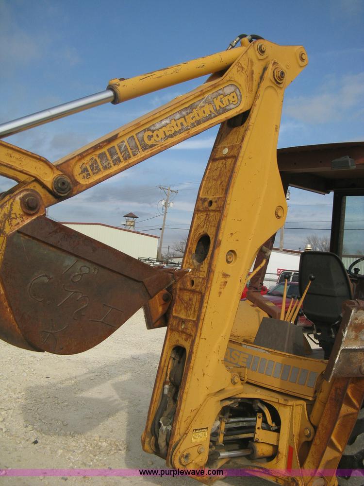 image for item H4344 1991 Case 580 Super K Construction King backhoe