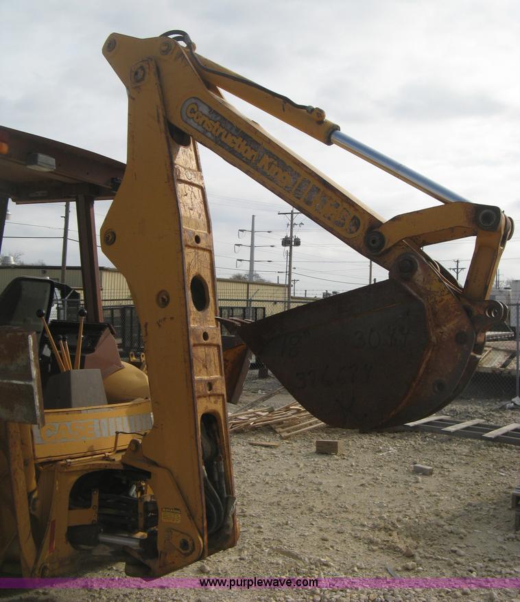 image for item H4344 1991 Case 580 Super K Construction King backhoe