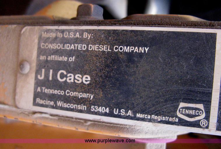 image for item H4344 1991 Case 580 Super K Construction King backhoe