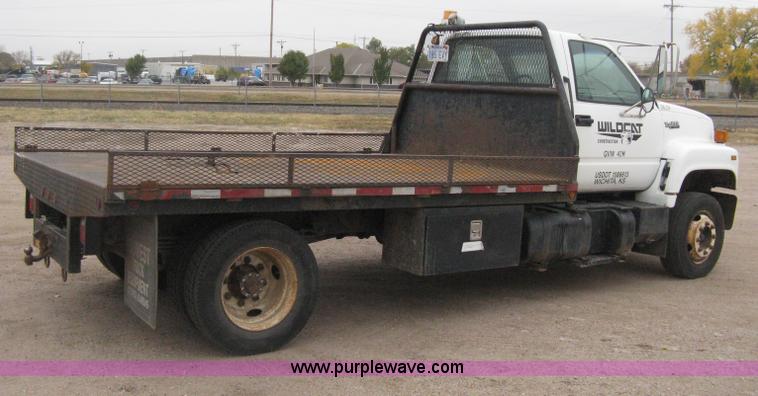 image for item H4402 1994 GMC TopKick Lo Pro flatbed truck
