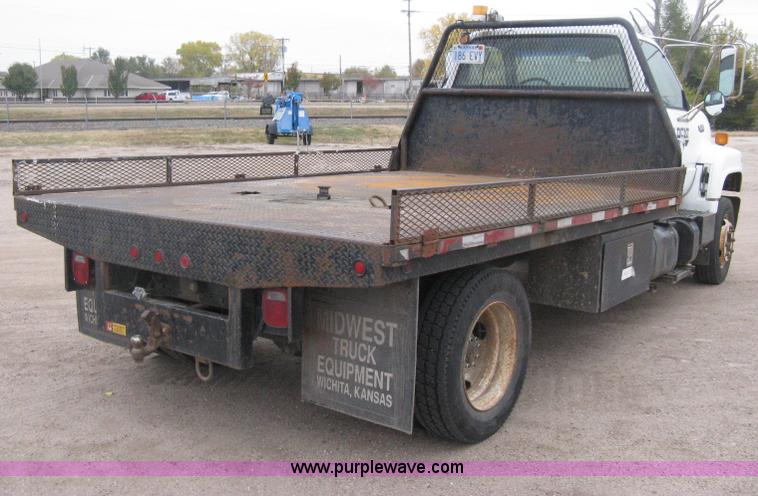 image for item H4402 1994 GMC TopKick Lo Pro flatbed truck