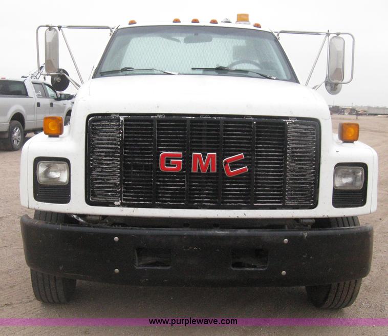 image for item H4402 1994 GMC TopKick Lo Pro flatbed truck