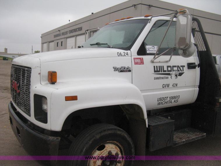 image for item H4402 1994 GMC TopKick Lo Pro flatbed truck