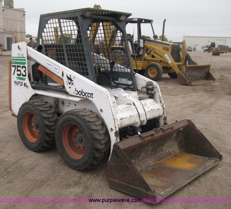 image for item H4408 1997 Bobcat 753 skid steer
