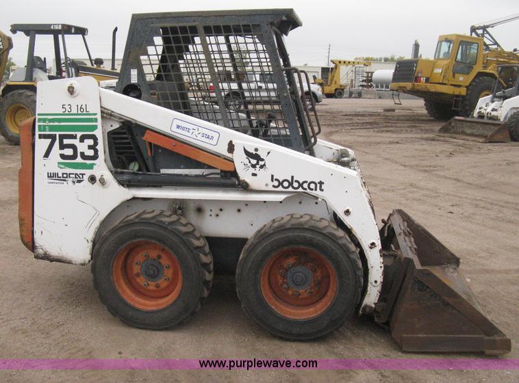 image for item H4408 1997 Bobcat 753 skid steer