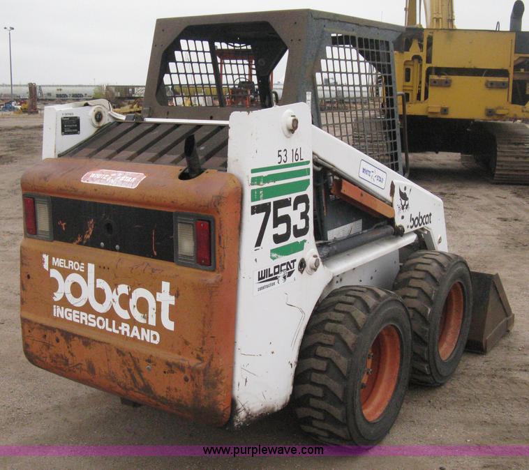 image for item H4408 1997 Bobcat 753 skid steer