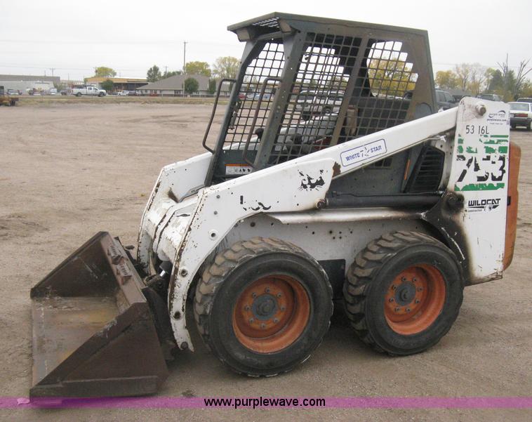 image for item H4408 1997 Bobcat 753 skid steer