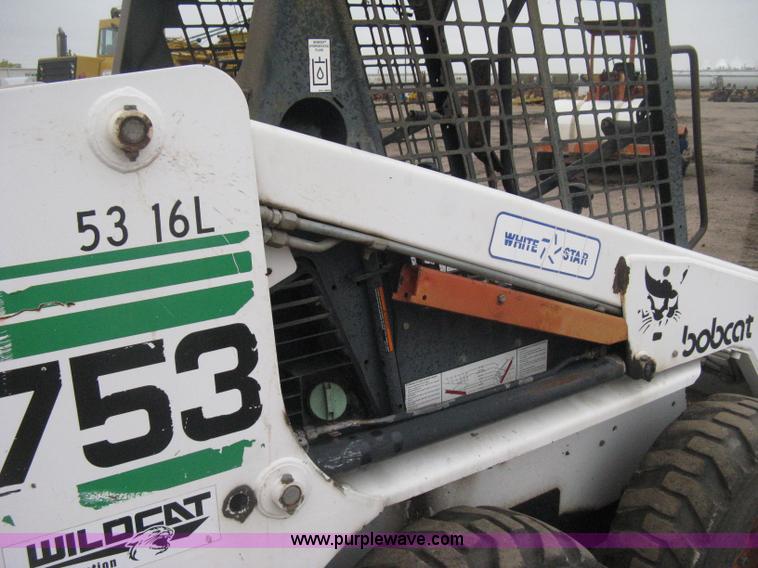 image for item H4408 1997 Bobcat 753 skid steer