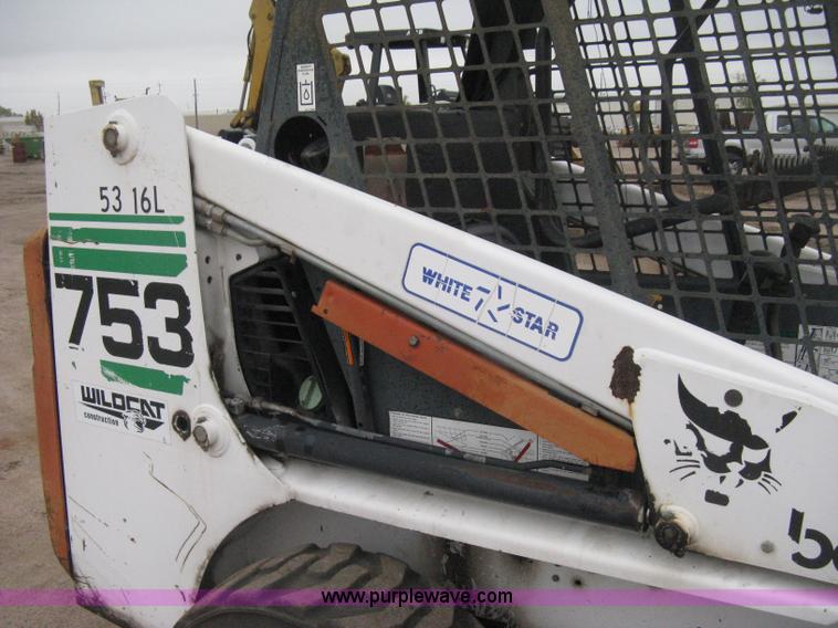 image for item H4408 1997 Bobcat 753 skid steer