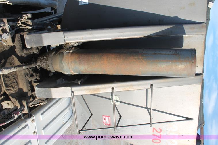 image for item H8418 1998 Travis barrel end dump trailer