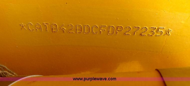 image for item I8256 2006 Caterpillar 420D backhoe