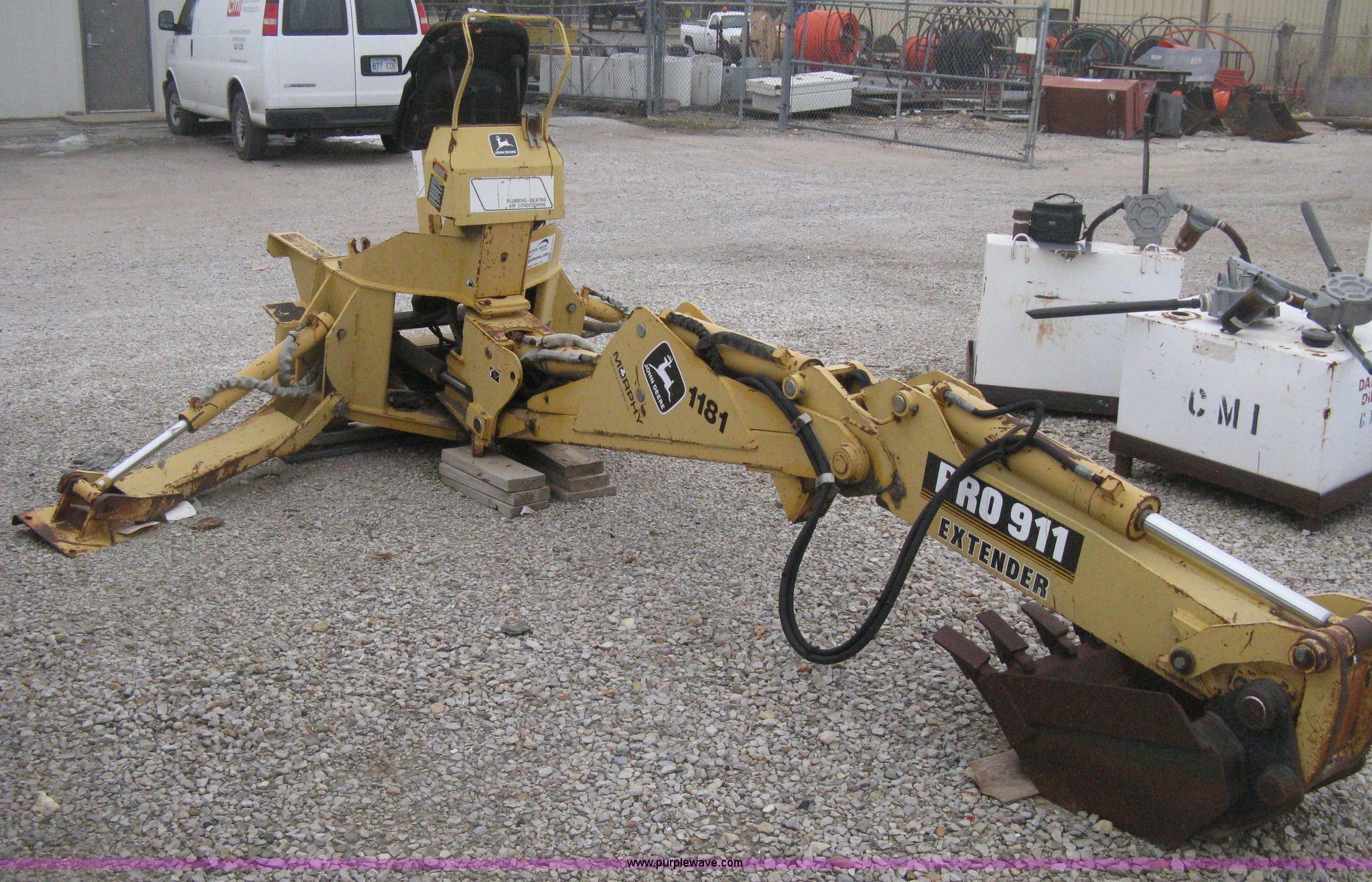 John Deere Pro 911 Extender skid steer backhoe attachment in Wichita