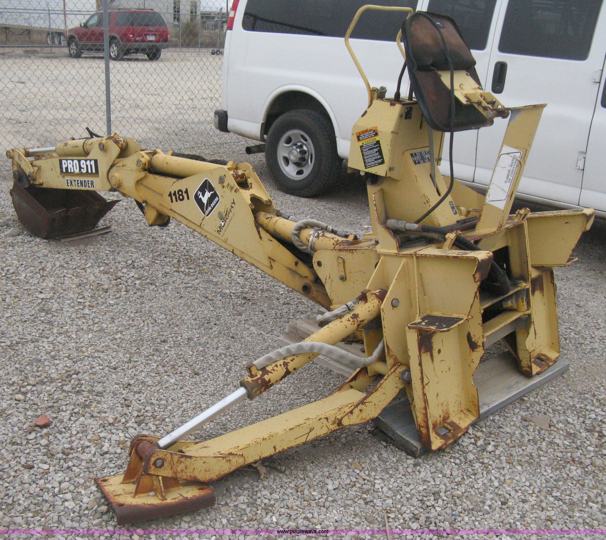 John Deere Pro 911 Extender skid steer backhoe attachment in Wichita