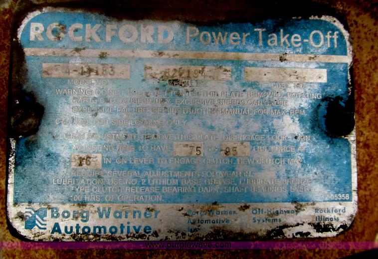 image for item AR9107 Rockford power take-off