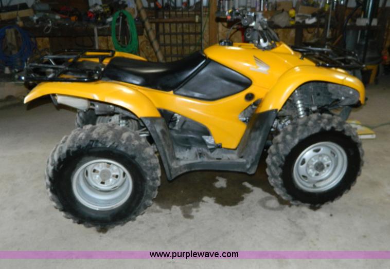 image for item AZ9106 2007 Honda TRX420FM Rancher ATV
