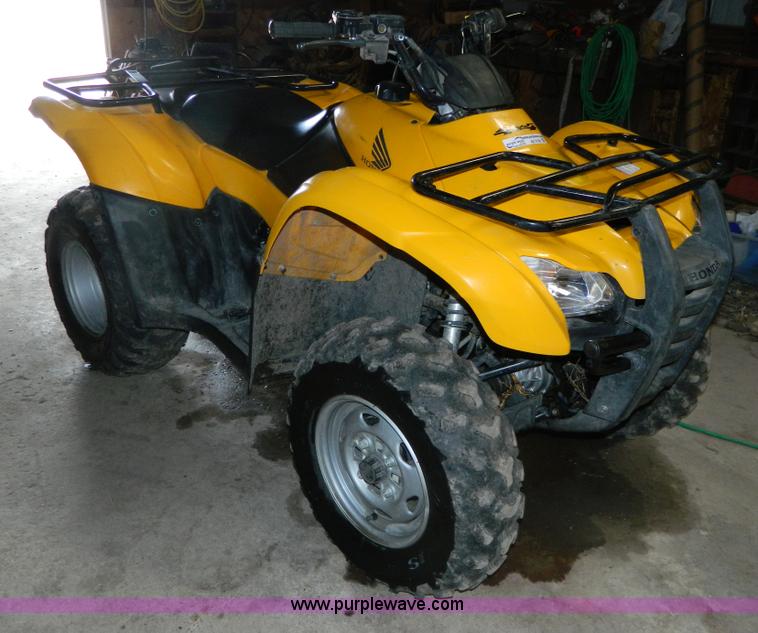 image for item AZ9106 2007 Honda TRX420FM Rancher ATV