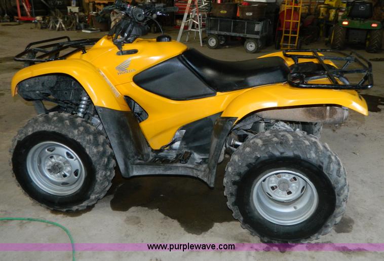 image for item AZ9106 2007 Honda TRX420FM Rancher ATV
