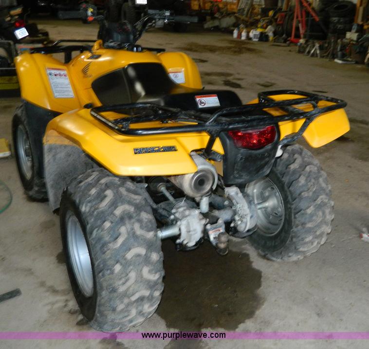 image for item AZ9106 2007 Honda TRX420FM Rancher ATV
