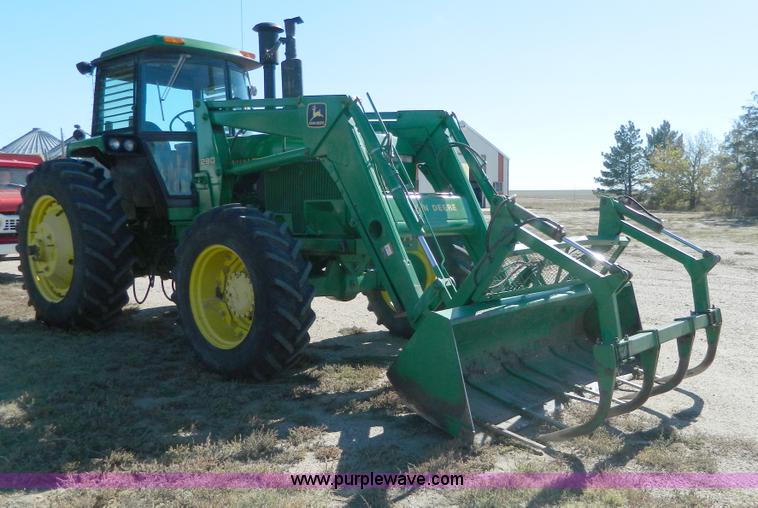 image for item AZ9108 1984 John Deere 4850 MFWD tractor