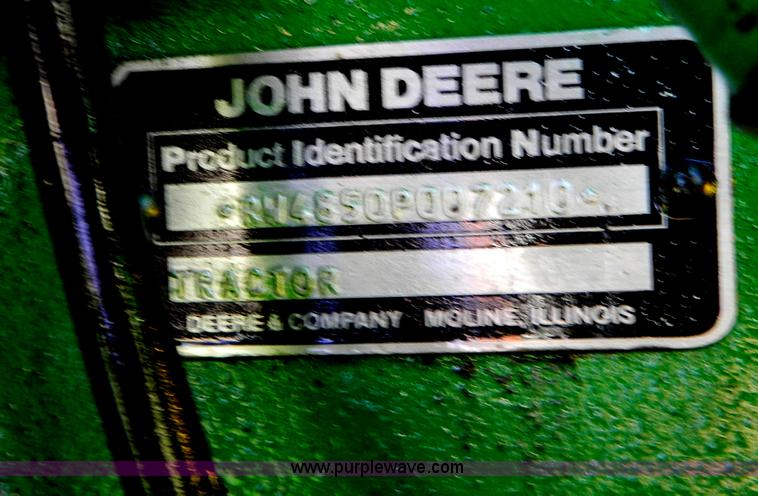 image for item AZ9108 1984 John Deere 4850 MFWD tractor