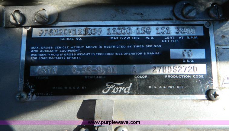 image for item AZ9111 1952 Ford grain truck