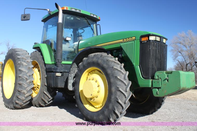 image for item G4445 1995 John Deere 8300 MFWD tractor