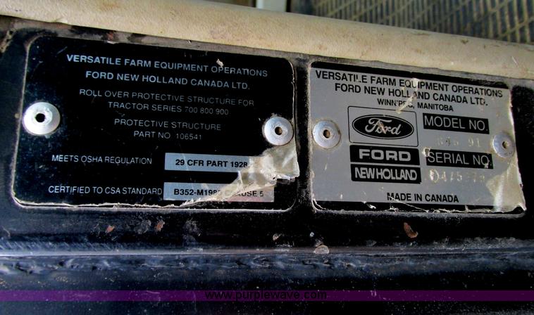 image for item G9192 1991 Ford 846 Versatile 4WD tractor