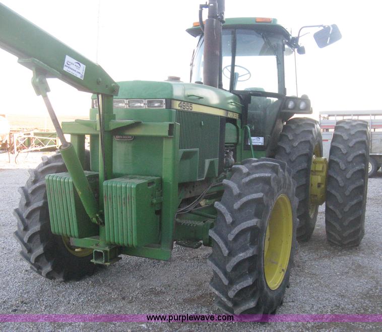 image for item H4272 1989 John Deere 4955 MFWD tractor