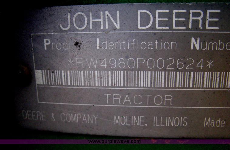image for item H4334 1992 John Deere 4960 MFWD tractor