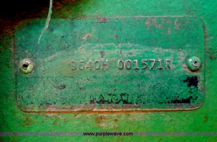 image for item I9218 1979 John Deere 8640 4WD tractor