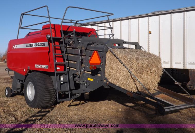 image for item I9221 2012 Massey Ferguson Hesston 2170 hay baler