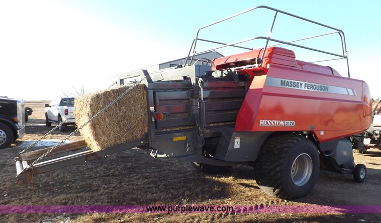 image for item I9221 2012 Massey Ferguson Hesston 2170 hay baler