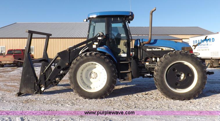 image for item I9240 2005 New Holland TV145 MFWD bi-directional tractor