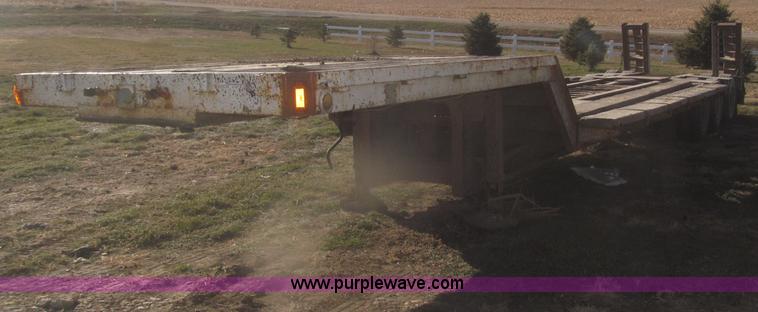 image for item AE9377 1974 Dorsey 30' dozer triple axle trailer