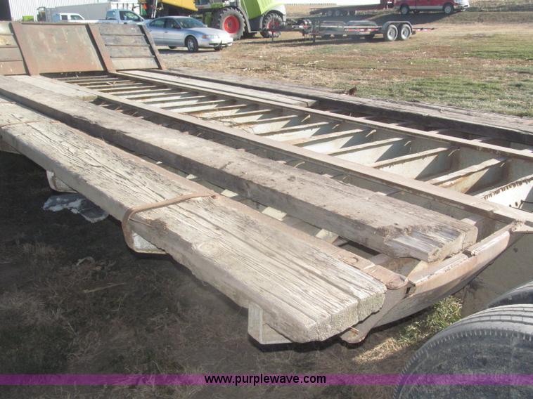 image for item AE9377 1974 Dorsey 30' dozer triple axle trailer