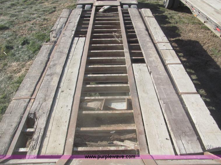 image for item AE9377 1974 Dorsey 30' dozer triple axle trailer